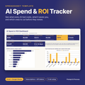 AI Spend & ROI Tracker (Excel + Google Sheets)